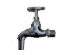 Brass Bib Cock Full Turn (Chrome Plated)