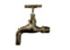 Brass Bib Cock Full Turn (Natural Brass)