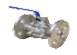 S.S BALL VALVE FLANGE END